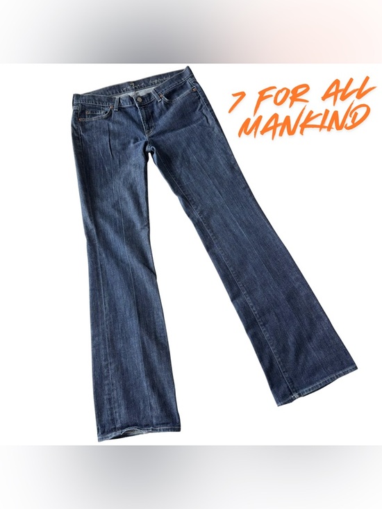 7 For All Mankind Denim - 7 For All Mankind Long Bootcut Jeans | Size 32 Dark Wash